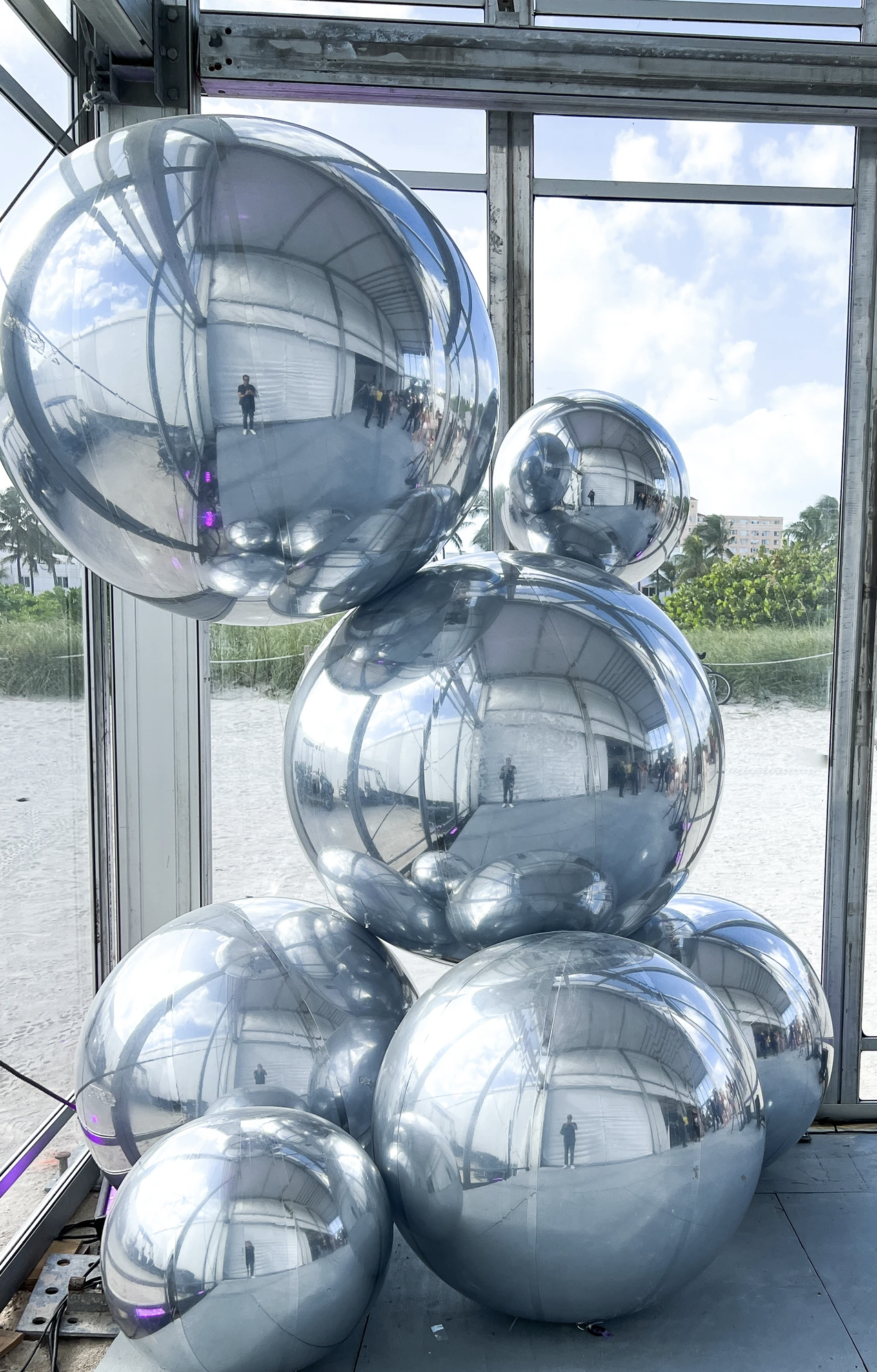 sphère Miroir boule 